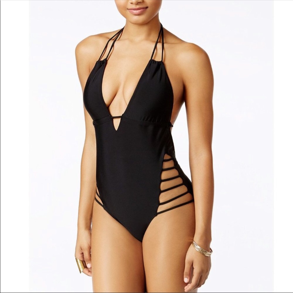 Rachel Roy Black One Piece Swimsuit